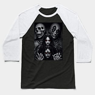 Horror Icons Baseball T-Shirt